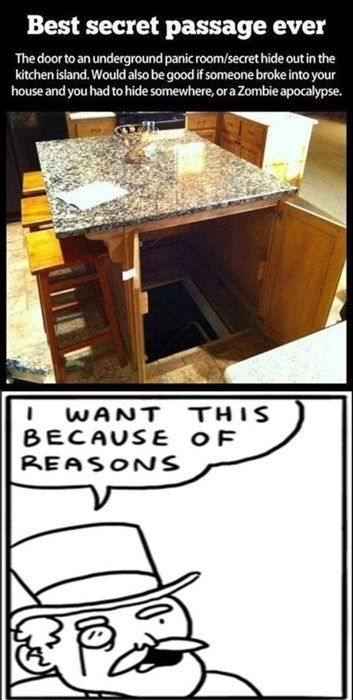 Secret Passage, Secret Rooms, House Goals, Cool Inventions, Dream Rooms, Decoration Christmas, Useful Life Hacks, Cool Rooms, Really Funny Memes