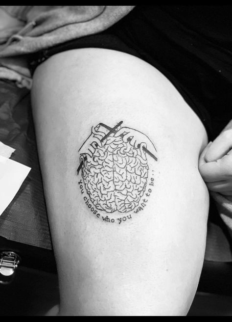 Psychology Tattoos For Women, Psychology Related Tattoos, Psychologist Tattoo Ideas, Tattoo Ideas Female Psychology, Tattoos For Psychologists, Neuroscience Tattoo Psychology, Psychologist Tattoo, Psychology Tattoo Ideas Symbols, Psychology Tattoo Minimalist