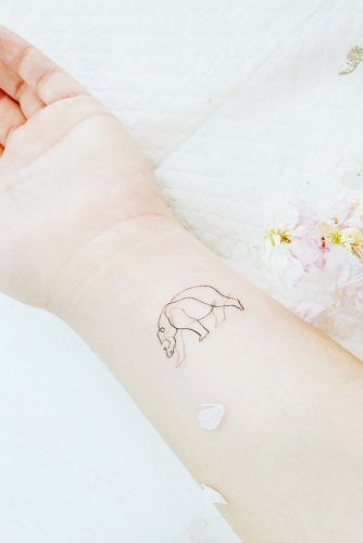 Simple Wrist Tattoo, Wrist Tattoo Design, Polar Bear Tattoo, Occasion Nails, Simple Wrist Tattoos, Wrist Tattoos For Guys, Bear Tattoos, Small Meaningful Tattoos, Pedicure Manicure