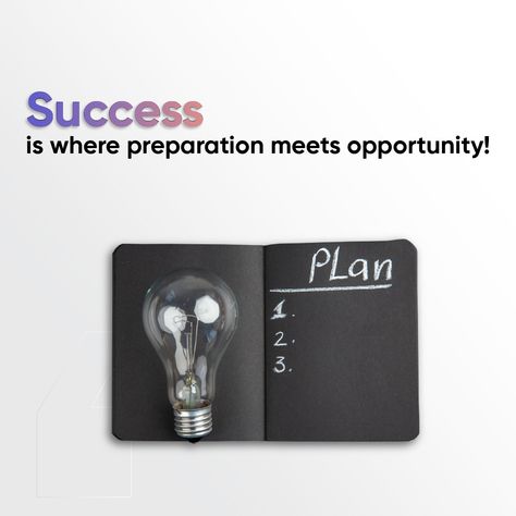 Success is where preparation meets opportunity!💪

#Motivation #WeeklyGoals #SuccessMindset #SoftwareWOW
#MotivationalQuotes Preparation Meets Opportunity, Weekly Goals, Success Mindset, Motivational Quotes