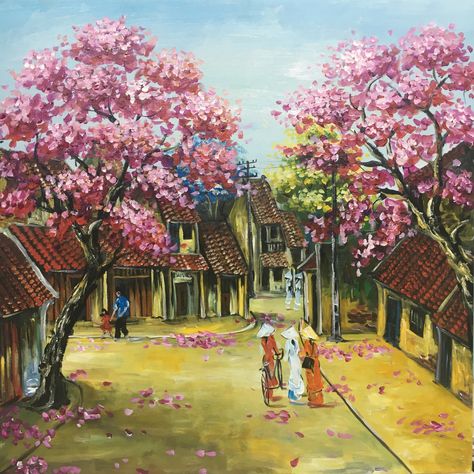 Vietnam Artwork, Vietnam Painting, Vietnam Saigon, Rennaissance Art, Create Canvas, Texture Painting On Canvas, Monkey Art, Beautiful Oil Paintings, Painting Inspo