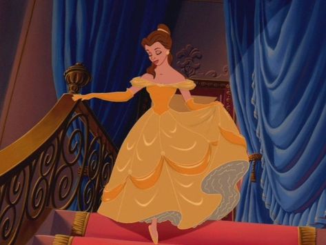 Belles Dress Beauty And The Beast, Gold Ball Gown, Belle Outfit, Beauty And The Beast Costume, All The Princesses, Beast Costume, Beauty And The Beast Belle, Yellow Gown, Belle Beauty And The Beast