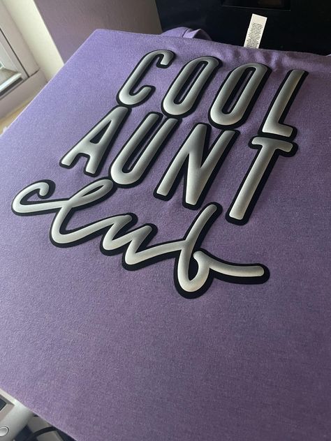 Let's make a shirt using the VTS 3D Super Puff HTV layered on Siser StripFlock HTV! 
#puff #puffhtv #vinylandtullesupply #sewcreations #cricut #cricuttutorials 

VTS 3D Super Puff Metallic Silver HTV: https://tinyurl.com/metallicsilverpuff

Black Siser StripFlock HTV: https://tinyurl.com/blackstripflock

Visit my other sites here:  https://beacons.ai/shellyward


https://youtu.be/0VhZzZm7ROA Glitter And Puff Vinyl, Flocked Iron On Vinyl, Tshirt Print Techniques, Puff Vinyl Htv Ideas, Flock Htv Ideas, Cameo 3 Projects Ideas, Black Puff Vinyl On Black Shirt, Printing Techniques Design, Puffy Htv Ideas