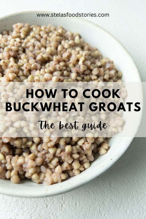 Ever wondered 'What is buckwheat?' or 'How to cook buckwheat groats?' Look no further! My ultimate guide to cooking buckwheat groats holds all the culinary secrets you need. Let's unlock the hidden potential of these powerful little seeds together! Buckwheat Cereal Recipes, Russian Buckwheat Recipes, How To Cook Buckwheat Groats, Overnight Buckwheat Groats, Buckwheat Diet, Buckwheat Groats Recipes, Groats Recipe, Ancestral Eating, Spring Eats