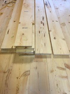 12 wide plank pine floor Cabin Flooring, Plywood Plank Flooring, Cheap Wood Flooring, Vintage Wood Floor, Diy Wood Countertops, Pine Wood Flooring, Diy Wood Floors, Old Wood Floors, Rustic Wood Floors