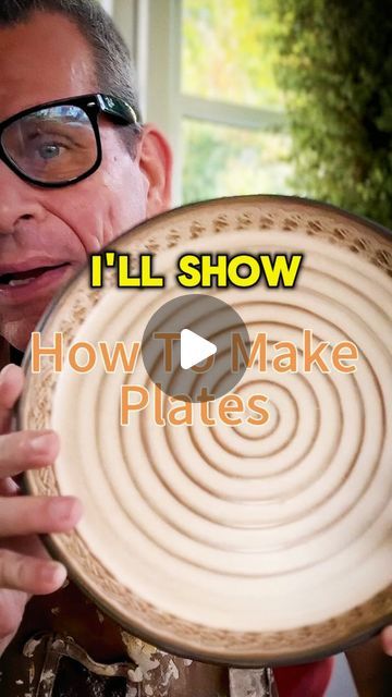 Wheel Throwing Pottery Ideas, Wheel Thrown Plates, Pottery Throwing, Throwing Plates On The Wheel, Wheel Thrown Pottery Ideas, Pottery Spinning Wheel, How To Throw A Plate On The Wheel, Throwing A Mug On The Wheel, Throwing A Plate On The Wheel