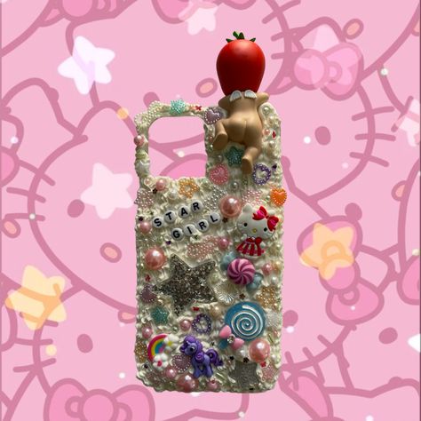 Junked Phone Cases, Junk Case Iphone, Junk Iphone Case, Junk Phone Case, Junk Charm Phone Case, Cake Phone Case, Junky Phone Case, Hello Kitty Bling Phone Case, Hello Kitty Junk Phone Case