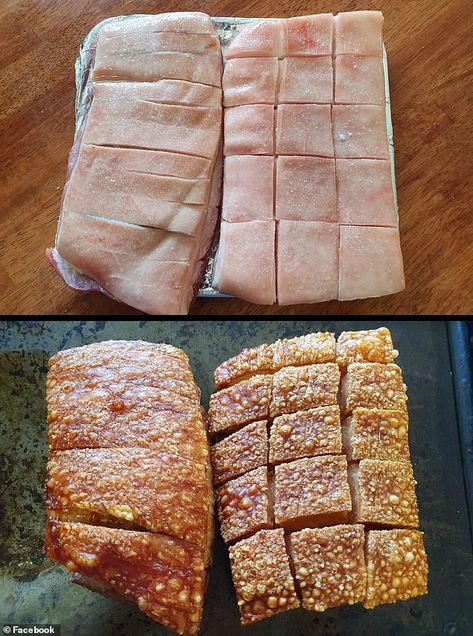 Air Fryer Lechon Belly, Pork Crackling In Air Fryer, Air Fryer Belly Pork, Chicharrones Recipe Air Fryer, Chicharones Recipe Air Fryer, Airfryer Pork Belly Recipes, Crispy Pork Belly Air Fryer, Air Fryer Pork Belly Recipes, Airfryer Pork Belly