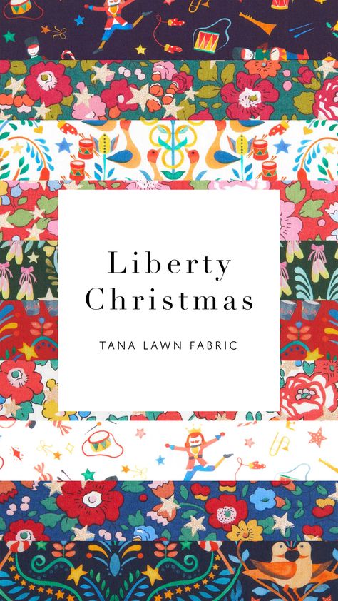 Seasonal Christmas Liberty Fabric Liberty Fabric Christmas Decorations, Liberty Home Decor, Liberty Christmas, Fabric Christmas Decorations, Liberty Print Fabric, Christmas Fabrics, Liberty Fabrics, Glam Christmas, Maximalist Decor