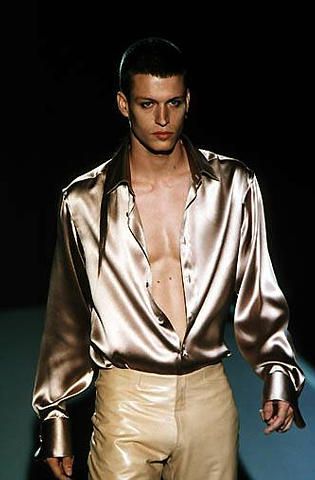 Tux Shirt, Sukajan Jacket, High Fashion Men, Queer Fashion, Mens Fashion Classy, Satin Jackets, Satin Shirt, Moda Vintage, Mode Inspiration