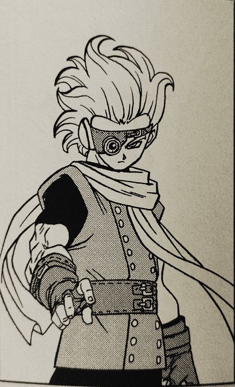 Granolah Dragon Ball Manga, Granola Drawing, Dbs Granola, Granola Dragon Ball Super, Granola Dragon Ball, Granola Wallpaper, Dbs Manga, Zelda Drawing, Ball Drawing