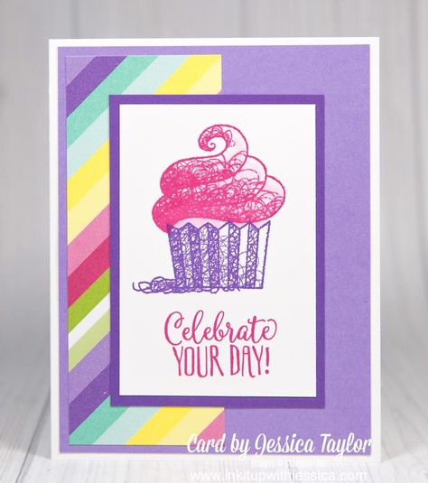 Stampin Up Cupcake Cards, Cupcake Birthday Cards Handmade, Hello Cupcake Stampin Up Cards, Stampin Up Hello Cupcake, Cupcake Birthday Cards, Cupcake Cards, Stampin Up Birthday Cards, Hello Cupcake, Sweet Cupcake