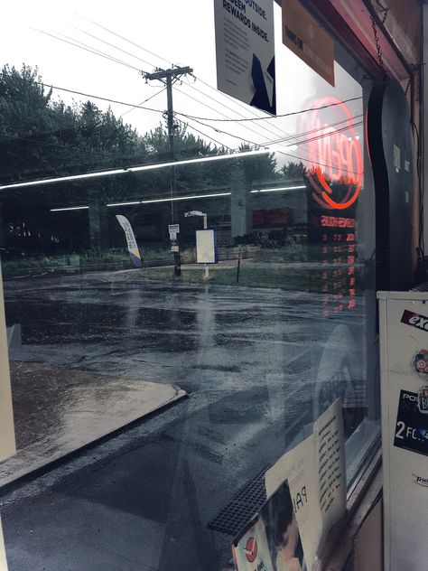 Gas station aesthetic sad rain core gloomy grey Vintage Gas Station Aesthetic, Abandoned Gas Station Aesthetic, Gas Station Bathroom Aesthetic, Aesthetic Gas Station, Gas Station Aesthetic, Blue Gatorade, Station Aesthetic, Book Men, College Board