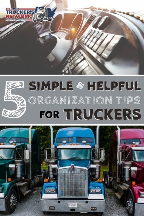 Trucker Organization Ideas, Semi Truck Organization, Semi Truck Storage Ideas, Truck Driver Organization Ideas, Trucker Life Hacks, Over The Road Trucking Life Ideas, Semi Truck Organization Ideas, Trucker Hacks, Semi Truck Living