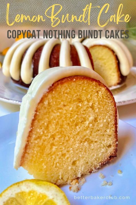 Have you ever wondered what the signature Nothing Bundt Cakes secret recipe is? I’m using some clever tricks for this made-fron-scratch Nothing Bundt Cakes copycat recipe that bursts with flavor and stays incredibly moist. You won’t find a box of cake mix or instant pudding mix here. Just soft and moist homemade cake. I’m even going to show you how to create an easy cream cheese frosting with its classic piping style! Nothing Bundt Cakes Copycat, Easy Cream Cheese Frosting, Lemon Bundt Cake Recipe, Cream Cheese Frosting Easy, Nothing Bundt, Nothing Bundt Cakes, Lemon Bundt Cake, Lemon Cake Mixes, Bundt Cake Pan