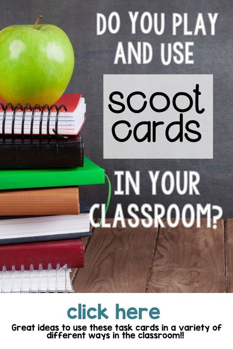 Does your class LOVE to play the game of scoot in their classroom?  This quick-paced game is a BIG HIT in my classroom and students LOVE to play.  But I had a lot of scoot cards and thought - there has to be other things I can do with these cards.  This blog post is a growing list of activities - how I use these scoot cards and incorporate them with different uses in my classroom.  #scoot #classroom #firstgrade #secondgrade #thirdgrade #centers #games #activities #fun #engaging School Finds, Game To Play, Reading Specialist, Reading Games, Task Card, Games Activities, List Of Activities, My Classroom, Phonics Activities