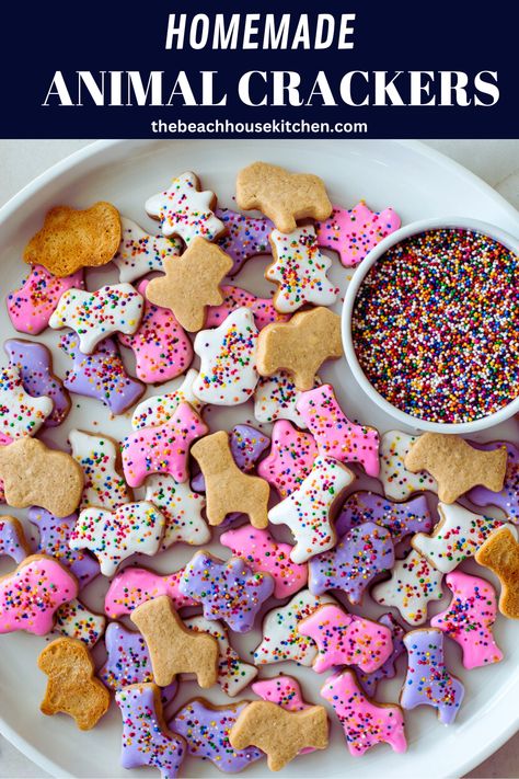 Homemade Animal Cookies, Animal Cookies Recipe, Cookie Stand, Homemade Sugar Cookies, Lemon Sugar Cookies, Fun Baking, School Treats, Delicious Cookie Recipes, Baking Project