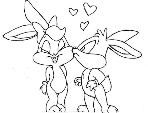 Bus and Lola drawing Bugs Bunny Drawing, Easter Bunny Colouring, Baby Looney Tunes, Bunny Coloring Pages, Bunny Drawing, Cartoon Coloring, Cute Canvas Paintings, Cartoon Painting, Online Coloring Pages