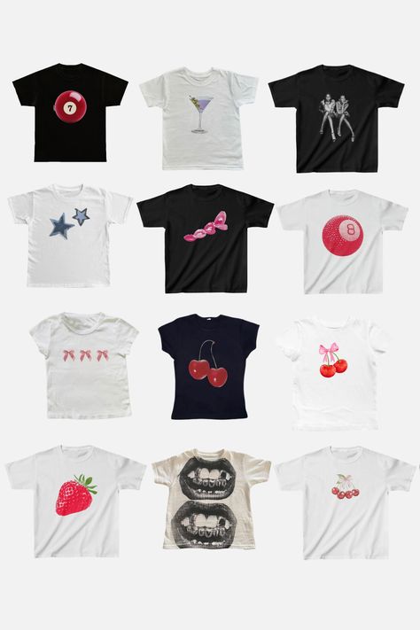 Here are 12 cool streetstyle graphic tees that you can find on Amazon. Click to shop and view more aesthetic graphic tee styles. Grafic T Shirts Graphic Tees, Printed Tees Street Style, Where To Get Cute T Shirts, Graphic Tees Cute, How To Make Graphic Tees, Aesthetic Prints For Tshirts, T-shirt Aesthetic, Where To Get Graphic Tees, Where To Buy Graphic Tees