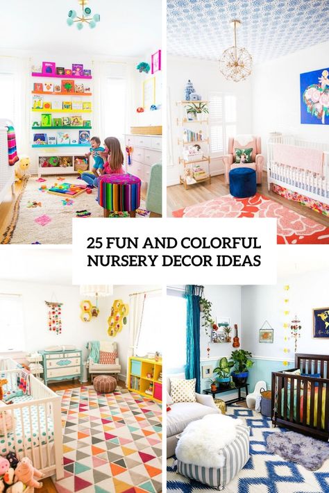 Gender Neutral Bright Nursery, Bold Color Nursery Ideas, Bold Color Nursery, Colourful Gender Neutral Nursery, Maximalist Nursery Decor, Modern Colorful Nursery, Fun Nursery Themes, Funky Nursery Ideas, Baby Nursery Ideas Colorful