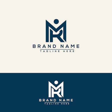 Mr logo design template vector graphic b... | Premium Vector #Freepik #vector #mr-logo #rm #mr #rm-logo Mr Logo Design Letter, Mr Logo Design, Mo Logo Design, Mr Logo, Rm Logo, Premium Stationery, Mb Logo, Premium Logo Design, Food Business Card