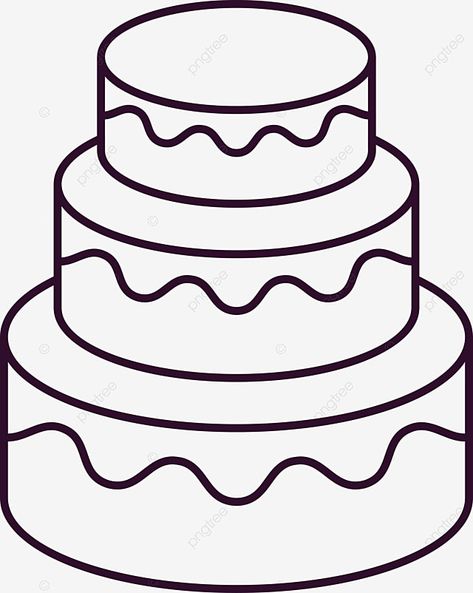 Three Layer Cake, Drawing Cake, Roblox Drawing, Cake Sketch, Cake Clipart, Cake Png, Three Tier Cake, Plain Cake, Cake Drawing