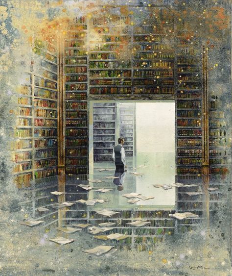 fontaine-6 Magical Realism Art, Writing Concepts, Magical Paintings, Fine Arts School, Saatchi Gallery, Colossal Art, Magical Realism, Art Movements, Realism Painting