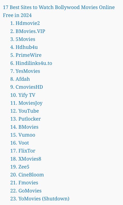 Apps To Watch Bollywood Movies For Free, Websites For Bollywood Movies, Free Websites To Watch Tv Shows, Illegal Movie Sites, Websites To Pirate Movies, Sites To Watch Hindi Movies, Bollywood Movies Website Free, Hindi Movies Free Website, Websites To Watch Harry Potter Movies For Free