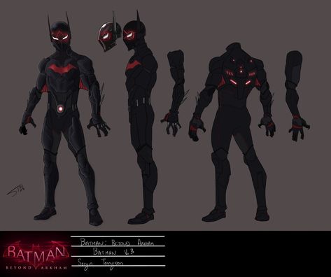 Batman Beyond Design, Batman Beyond Redesign, Batman Beyond Fanart, Batman Beyond Cosplay, Batman Beyond Suit, Batman Ideas, Beware The Batman, Batman Gotham Knight, Gadgets Design