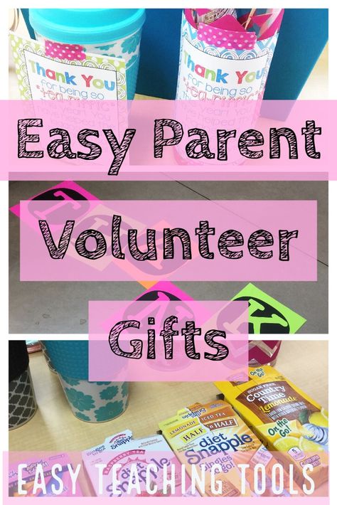 Nursery Worker Appreciation Gifts, Parent Helper Gifts From Teacher, Thank You Gifts For Volunteers, Room Parent Gifts, Room Mom Gifts, Parent Volunteers Gifts, Parent Appreciation, Gift Ideas For Students, Volunteer Appreciation Gifts