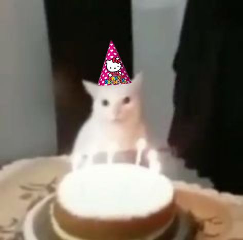 iz ur birfday Rengoku Muichiro, Msby Black Jackals, Birthday Icon, Hello Kitty Party, Silly Cats Pictures, Hello Kitty Birthday, Cat Icon, Birthday Meme, Silly Animals