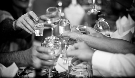 Hands clinking glasses with vodka at party. Black and white closeup photo of han , #affiliate, #vodka, #party, #glasses, #Hands, #clinking #ad Bar Hire, Christmas Events, Bar Service, Magazine Articles, Summer Cocktails, Social Events, Perfect Party, Something Beautiful, Event Planner