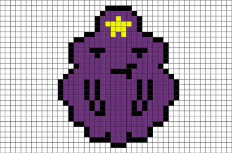 Adventure Time Lumpy Space Princess Pixe... – BRIK Princess Pixel Art, Bmo Crochet, Adventure Time Crochet Pattern, Adventure Time Lumpy Space Princess, Kandi Charms, Adventure Time Lumpy Space, Adventure Time Crochet, Perler Templates, Rave Kandi