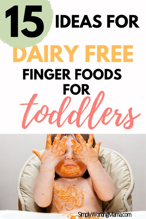 Dairy Free Foods For Kids, Blw Dairy Free, Dairy Free Meals For Toddlers, Toddler Dairy Free Meals, Dairy Free Snacks For Toddlers, Dairy Free Toddler Lunch, Dairy Free Baby Snacks, Dairy Free Toddler Recipes, Dairy And Egg Free Recipes For Kids