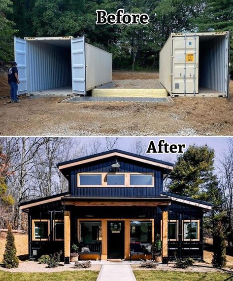 Shipping Container Sheds, Shipping Container Home Designs, Shipping Container House Plans, Container Buildings, Building A Container Home, Container House Plans, Casa Container, Shipping Container House, Container Home