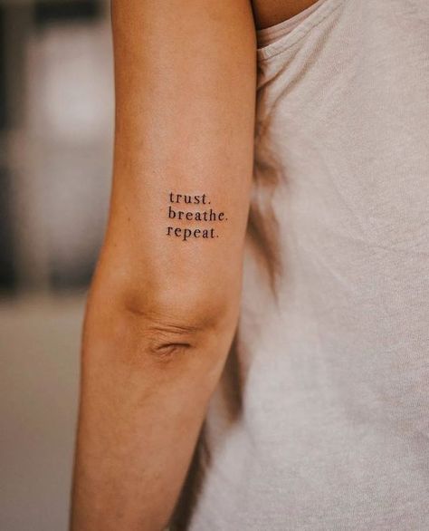 85 Quote Tattoos About Life, Love And Strength 2023 Shoulder Tattoo Quotes, Tattoo About Strength, Back Tattoo Quotes, Unique Quote Tattoos, Arm Quote Tattoos, Short Quote Tattoos, Quote Tattoos Placement, Love Quote Tattoos, Small Wave Tattoo