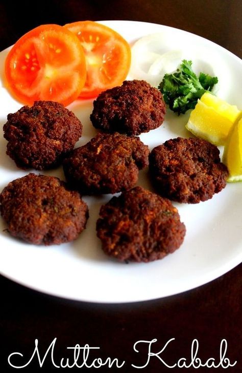 60 minutes · Gluten free · Serves 4 · Raw meat mixed in spices, given the shape of cutlet and deep fried. @yummykitchen Mutton Kabab Recipe, Mutton Kabab, Mutton Keema, Shami Kabab, Braised Chicken Breast, Kabab Recipe, Indian Chicken Recipes, Mutton Recipes, Gluten Free Chili