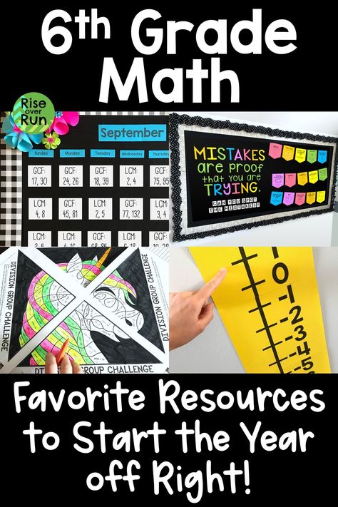 6th Grade Math Bulletin Board Ideas, Grade 6 Classroom Ideas, Sixth Grade Math Classroom, 7th Grade Math Classroom Setup, Sixth Grade Classroom Setup, 6th Grade Math Bulletin Boards, 6th Grade Math Projects, 4th Grade Math And Science Classroom, 6th Grade Classroom Set Up Math