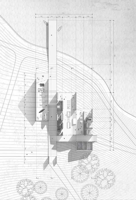 Portfolio D'architecture, Collage Architecture, Poster Architecture, Architecture Drawing Presentation, Architecture Portfolio Layout, Presentation Boards, Henning Larsen, Architecture Sketches, Architectural Presentation