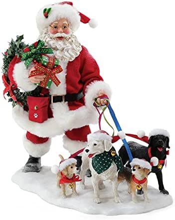 Department 56 Possible Dreams Santa and His Pets Dog Gone Good Time Figurine, 10.5 Inch, Multicolor : Amazon.ca: Home Possible Dreams Santa, One Horse Open Sleigh, Gingerbread House Kits, Disney Traditions, Visit Santa, Santa Figurines, Christmas Favorites, Christmas Figurines, Department 56