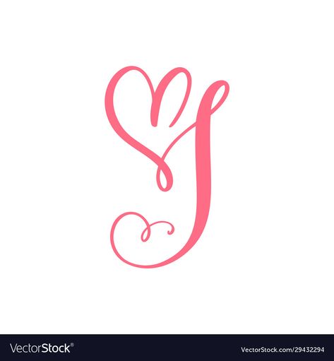 Letter Y Tattoo Ideas, J Heart Tattoo Letter J, Heart J Tattoo, Nail Designs With The Letter J, J And L Tattoo, Letter J Nail Design, J Tattoo Letter Heart, J Design Letter, Nails With The Letter J On Them