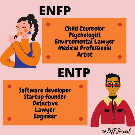 Enfp Career, Entp Careers, Enfp And Entp, Enfp Entp, Meyers Briggs, Enneagram 4, Random People, Career Choices, Mbti Personality