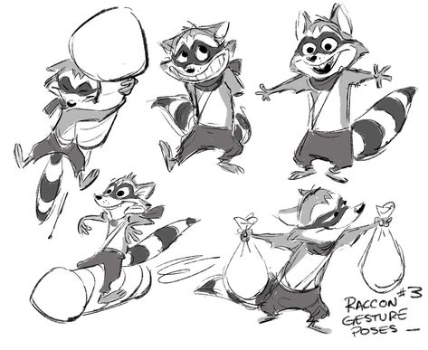 Matt Bates | A few more racoon development ideas I did for @lifeatmoonactive, had so much fun. 😄. #racoon #gesturedrawing #characterdesign… | Instagram Racoon Character Design, Raccoon Character Design, Raccoon Character, Racoon Illustration, Raccoon Art, Animal Illustration Art, Gesture Drawing, Racoon, Animal Illustration