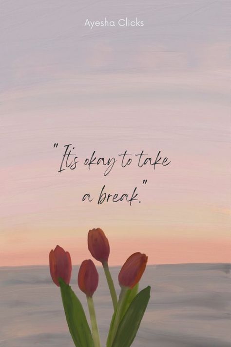 Give Yourself A Break Quotes, You Need A Break, I'm Taking A Break, It’s Ok To Take A Break, Take A Break Quotes Life, Need A Break Quotes, Taking A Break Quotes, Needing A Break Quotes, Take A Break Quotes