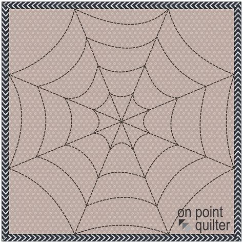 Halloween Spider Web Quilt, Spider Web Pattern Design, Spider Web Quilting, Bedroom Linens, Moldes Halloween, Hand Quilting Designs, Halloween Quilt Patterns, Quilted Items, Walking Foot Quilting