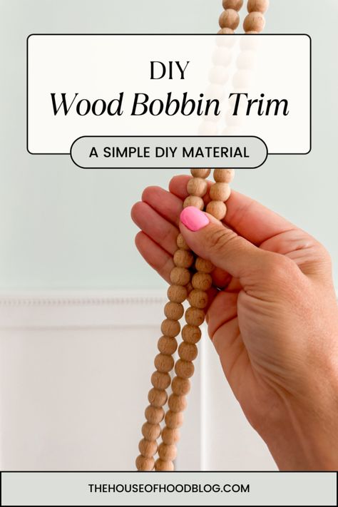 The hottest design trend for 2024, this DIY wood bobbin trim for your board and batten will change the game! It's such a fun and darling addition to your wall paneling and it's perfect for a bedroom, playroom or entryway. You can even add them to dressers and cabinets! Wood Bobbin Trim, Bobbin Wood Trim, Bobbin Trim Wall, Board And Batten Bedroom Ideas, Diy Batten Board Wall, Bobbin Trim, Posh Houses, Decorative Wood Trim, Outdoor Living Kitchen