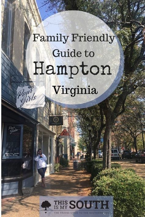 Hampton Roads is one of Virginia's most family-friendly regions to travel to, featuring informative museums and affordable restaurants. Use the guide from This is My South to help you plan your fun family vacation to Hampton, Virginia. It will be a great place for your family to go! Hampton Roads Virginia, Travel Virginia, Hampton Virginia, Southern Usa, Virginia Vacation, Va Beach, Southern Travel, Space Camp, Winter Road