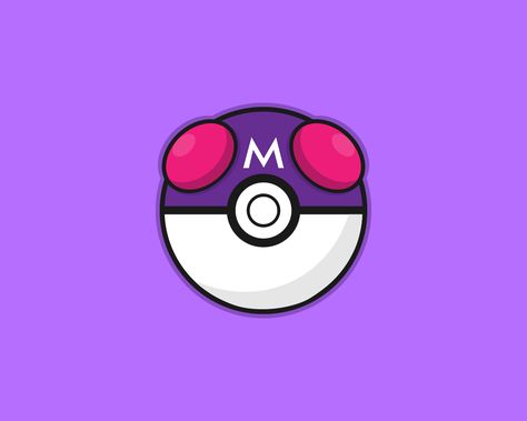 Pokémon Go - Master Ball Draw by - Vetor Book Masterball Pokemon, Master Ball Pokemon, Pokemon 2000, Pokémon Party, Tufting Rug, Master Ball, Slime Wallpaper, Pokemon Ball, Ball Drawing