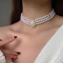 Pearl Choker Outfit, Rich Girl Style, Choker Outfit, Prom Jewelry, Pearl Choker Necklace, Funky Jewelry, Pearl Choker, Party Jewelry, Dream Jewelry