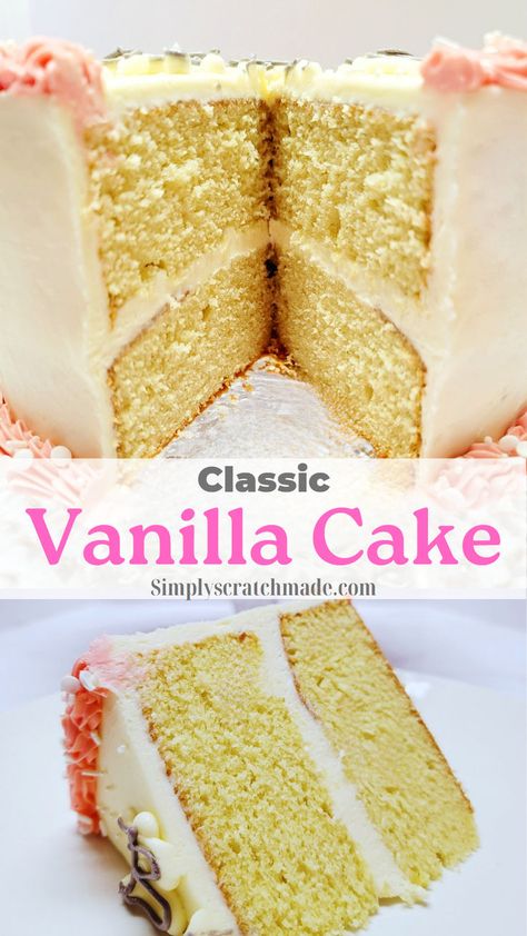 9 Inch Cake Recipe, Perfect Vanilla Cake, No Peek, No Peek Chicken, Vanilla Sheet Cakes, Easy Vanilla Cake, Easy Vanilla Cake Recipe, Vanilla Birthday Cake, Fluffy Rice